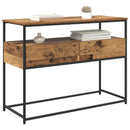 Konsolbord Gammelt træ 100 x 40 x 75 cm Konstrueret træ