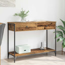 Konsolbord Gammelt træ 100 x 34,5 x 75 cm Konstrueret træ
