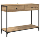 Konsolbord Artisan Egetræ 100 x 34,5 x 75 cm Konstrueret træ