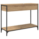 Konsolbord Artisan Egetræ 100 x 34,5 x 75 cm Konstrueret træ