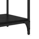 Konsolbord Sort eg 100 x 34,5 x 75 cm Konstrueret træ