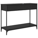 Konsolbord Sort eg 100 x 34,5 x 75 cm Konstrueret træ