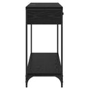 Konsolbord Sort eg 100 x 34,5 x 75 cm Konstrueret træ