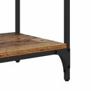 Konsolbord Gammelt træ 75 x 34,5 x 75 cm Konstrueret træ