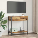 Konsolbord Gammelt træ 75 x 34,5 x 75 cm Konstrueret træ