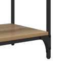 Konsolbord Artisan Egetræ 75 x 34,5 x 75 cm Konstrueret træ