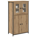 Highboard Artisan Egetræ 62 x 32 x 106,5 cm Konstrueret træ