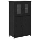 Highboard Sort eg 62 x 32 x 106,5 cm Konstrueret træ