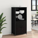 Highboard Sort eg 62 x 36 x 121,5 cm Konstrueret træ