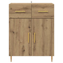 Sideboard Artisan Egetræ 69,5 x 34 x 90 cm Konstrueret træ