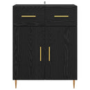 Sideboard Sort eg 69,5 x 34 x 90 cm Konstrueret træ