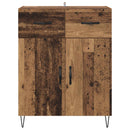 Sideboard Gammelt træ 69,5 x 34 x 90 cm Konstrueret træ