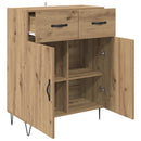 Sideboard Artisan Egetræ 69,5 x 34 x 90 cm Konstrueret træ