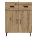 Sideboard Artisan Egetræ 69,5 x 34 x 90 cm Konstrueret træ