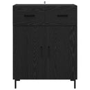 Sideboard Sort eg 69,5 x 34 x 90 cm Konstrueret træ