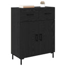 Sideboard Sort eg 69,5 x 34 x 90 cm Konstrueret træ