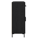 Sideboard Sort eg 69,5 x 34 x 90 cm Konstrueret træ