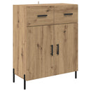 Sideboard Artisan Egetræ 69,5 x 34 x 90 cm Konstrueret træ