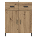 Sideboard Artisan Egetræ 69,5 x 34 x 90 cm Konstrueret træ