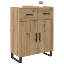 Sideboard Artisan Egetræ 69,5 x 34 x 90 cm Konstrueret træ