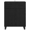 Sideboard Sort eg 69,5 x 34 x 90 cm Konstrueret træ