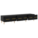 TV-skab 150 x 36 x 30 cm Sort eg Konstrueret træ