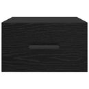 Natskab 2 pcs Sort eg 35 x 35 x 20 cm Konstrueret træ