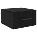Natskab Vægmonteret Sort eg 35 x 35 x 20 cm Konstrueret træ