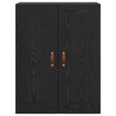 Vægskab Sort eg 69,5 x 34 x 90 cm Konstrueret træ