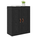 Vægskab Sort eg 69,5 x 34 x 90 cm Konstrueret træ