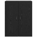 Vægskab Sort eg 69,5 x 34 x 90 cm Konstrueret træ