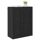 Vægskab Sort eg 69,5 x 34 x 90 cm Konstrueret træ