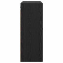 Vægskab Sort eg 69,5 x 34 x 90 cm Konstrueret træ