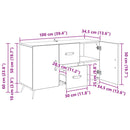 Sideboard Gammelt træ 100 x 36 x 60 cm Konstrueret træ