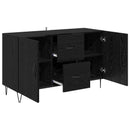 Sideboard Sort eg 100 x 36 x 60 cm Konstrueret træ