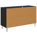 Sideboard med skuffe Sort eg 100 x 36 x 60 cm Konstrueret træ