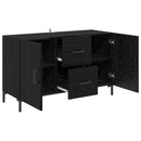 Sideboard Sort eg 100 x 36 x 60 cm Konstrueret træ