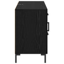 Sideboard Sort eg 100 x 36 x 60 cm Konstrueret træ