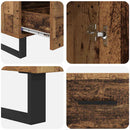 Highboard Gammelt træ 69,5 x 30 x 115 cm Konstrueret træ
