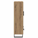 Highboard Artisan Egetræ 69,5 x 30 x 115 cm Konstrueret træ