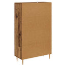 Highboard Gammelt træ 69,5 x 31 x 115 cm Ingeniørtræ og glas