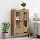 Highboard Artisan Egetræ 69,5 x 31 x 115 cm Konstrueret træ