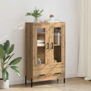 Highboard med skuffe Corona Artisan Egetræ 69,5 x 31 x 115 cm