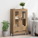 Highboard med skuffe Corona Artisan Egetræ 69,5 x 31 x 115 cm