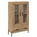 Highboard med skuffe Corona Artisan Egetræ 69,5 x 31 x 115 cm