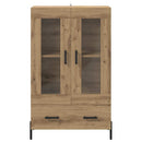 Highboard med skuffe Corona Artisan Egetræ 69,5 x 31 x 115 cm