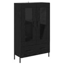 Highboard Corona Sort eg 69,5 x 31 x 115 cm Konstrueret træ
