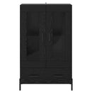 Highboard Corona Sort eg 69,5 x 31 x 115 cm Konstrueret træ