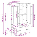 Highboard Gammelt træ 69,5 x 31 x 115 cm Konstrueret træ