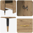 Highboard Artisan Egetræ 69,5 x 31 x 115 cm Konstrueret træ
